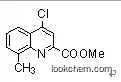 Molecular Structure of 1020101-33-0 (Methyl 4-chloro-8-methylquinoline-2-carboxylate)